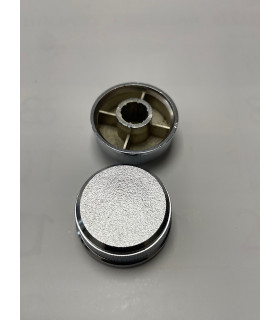 Rankenėlė  Ø25mm plastmasinė sidabrinė tvirtinimas Ø8mm