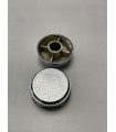 Rankenėlė  Ø25mm plastmasinė sidabrinė tvirtinimas Ø8mm