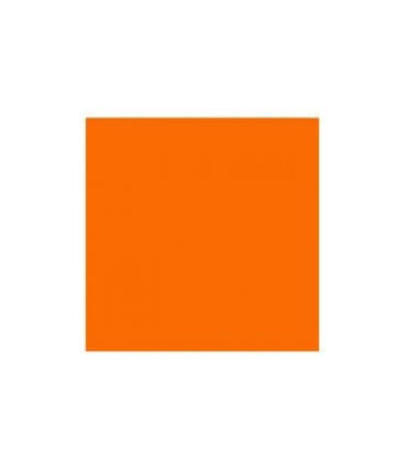 Susitraukianti termo PVC plėvelė 76,0mm plotis 0,13mm - oranžinės spalvos 1m.