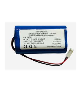 copy of Akumuliatorius L18650 2SIP 7.4V 2200mAh Li-Ion su integruotu krovimo valdikliu PCM