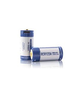 AKUMULIATORIUS CR123A, Keppower P1634U1 RCR123A USB-C  860mah 3V