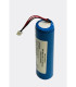 Akumuliatorius  Akyga INR18650 26M 2600mAh su jungtimi ir PCM apsauga