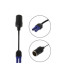 Automobilinis (pridegėjo) maitinimo lizdas panelinis su laidu 2pin EC5 40A, 500V, Amass