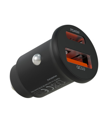 AUTOMOBILINIS KROVIKLIS 12V-24V---5V , USB-A+USB-C 45W G50B