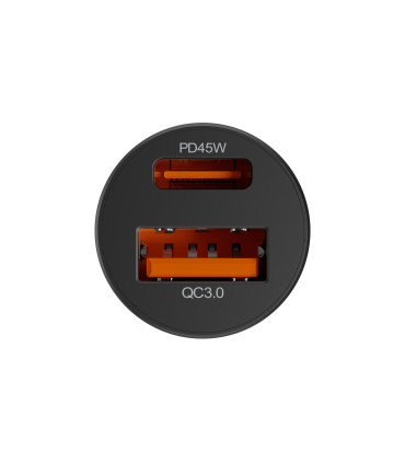 copy of Universalus USB automobilinis įkroviklis 12 / 24V, 5V / 2 xUSB 3.0  3,1A,  uždaromas dangteliu