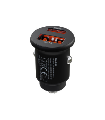copy of Universalus USB automobilinis įkroviklis 12 / 24V, 5V / 2 xUSB 3.0  3,1A,  uždaromas dangteliu