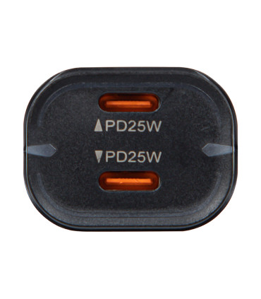 copy of Automobilinis įkroviklis 30W 12-24V 2xUSB QC3.0 SCP AFC, juodas