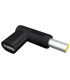 Maitinimo kištukas DC 2.5/5.5, perėjimas (adapteris ) iš USB-C lizdo