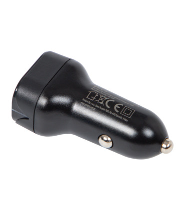 Automobilinis įkroviklis 50W 12-24V 2xUSB C lizdai