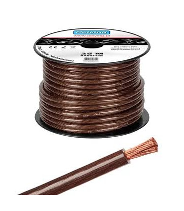 Laidas 6AWG (6GA) 1x8mm  CCA juodas