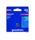 Atminties kortelė micro-SD MicroSD GOODRAM 32GB, Class 10 + adapteris