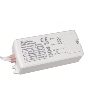 Bekontaktis jungiklis nuo judesio 5A 110V-230V su išorės IR zondu, 5-6cm atstumas