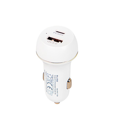 copy of Automobilinis įkroviklis 30W 12-24V 2xUSB QC3.0 SCP AFC, juodas