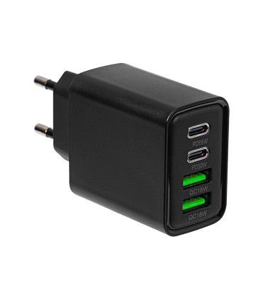 copy of Įkroviklis  su  lizdu USB C palaiko greitą krovimą PD 3.0    DC5V /3A, DC 9V / 2A, DC 12V / 1,5A (PD) max. 20W