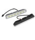 copy of LED dienos žibintai 190x27x40mm 20LED  E4 RL komplektas su valdimu 3 laidai posukio geltona