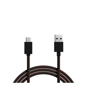 Laidas USB3.0 A -USB C type-C  kištukai 1,0m pintas juodas