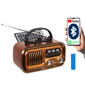 copy of Radio imtuvas AM/FM  ,Bluetooth grotuvas RA6  maitinimas AC230V arba 2xD baterijos