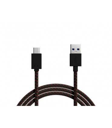 Laidas USB3.0 A -USB C type-C  kištukai 1,0m pintas juodas
