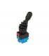 Jungiklis, joystick, LAS0-K-20C23, monostabilus (ON)-OFF-(ON) 10A, 500V AC,  22mm IP65