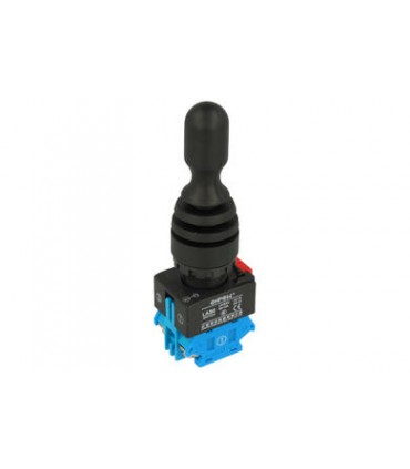 Jungiklis, joystick, LAS0-K-20C23, monostabilus (ON)-OFF-(ON) 10A, 500V AC,  22mm IP65