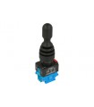 Jungiklis, joystick, LAS0-K-20C23, monostabilus (ON)-OFF-(ON) 10A, 500V AC,  22mm IP65
