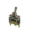 Permetamasis jungiklis T-13CS-M2 (tumbleris)  15A/250VAC (ON)-OFF-(ON) be fiksacijos ,kontaktai 6,3x0,8mm