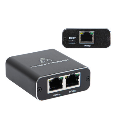Komutatorius tinklo daliklis ,  2xLAN, D-LINK