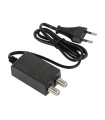 Antenos stiprintuvo maitinimo šaltinis su F lizdu 450mA