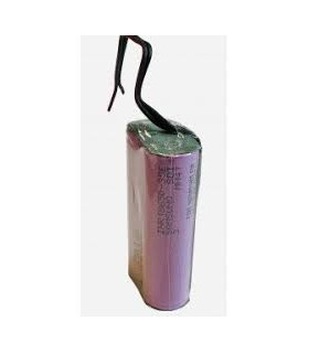Akumuliatorius L18650 2SIP 7.4V 2200mAh Li-Ion su integruotu krovimo valdikliu PCM