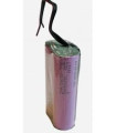 umuliaAkumuliatorių paketas Li-ion 18650 7,2V 3500mAh Li-Ion su integruotu krovimo valdikliu PCM