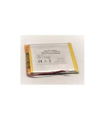 copy of Akumuliatorius prizminis industrinis LP505060 2000mAh Li-Polymer 3.7V + PCM, 5.0x50.0x60.5 mm.