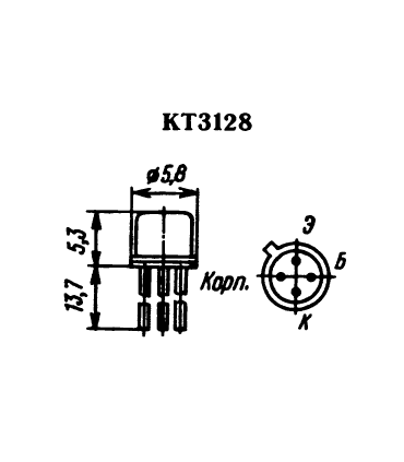 Tranzistorius KT3128A