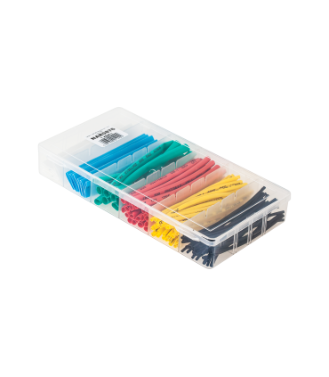 Susitraukianti termo PVC plėvelė 110,0mm plotis - žalios spalvos 1m.