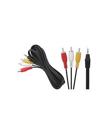 Laidas 2.5mm st. kištukas – 3RCA kištukai