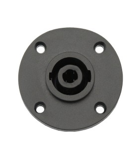 Jungtis kolonėlėms 4 kontaktai, korpusinė, lituojama, SPEAKON NL4MPR LC (Neutrik analogas)