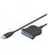 Kabelis D-SUB 25pin :F - USB 1.2m, Senų spausdintuvų pajungimui per USB.