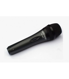 Mikrofonas dinaminis VK605 juodas metalinis su jungikliu