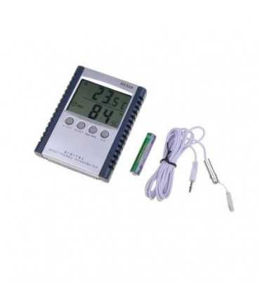 Termometras skaitmeninis HC-520 vidaus/lauko (1.5m laidas su davikliu),drėgnomatis