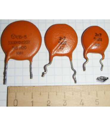 Kondensatorius 100pF K15-5 6,3kV