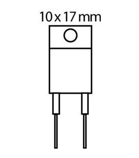 Tranzistorius NPN 1000/450V 8A 23W ISO220