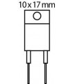 Tranzistorius NPN 1000/450V 8A 23W ISO220