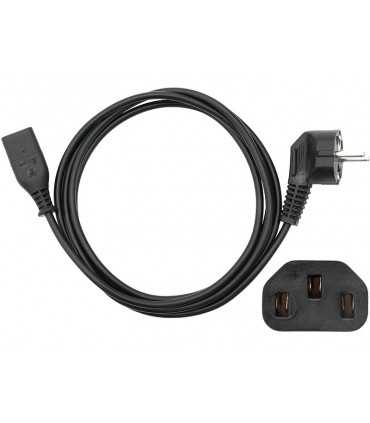 Maitinimo kabelis SN-311 kompiuterinis 1.5m, tiesus kištukas