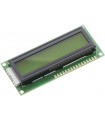 PLSC1602 ZFA   LCD 2x16 indikatorius  pašvietimas geltonas 80x36mm MC1602