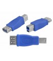 Perėjimas USB 3.0 A tipo lizdas -B tipo kištukas