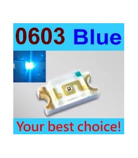 Šviesos diodas SMD mėlynasM02-0603QZD-MS