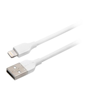 iPhone 5/6/7 -USB A sertifikuotas baltas laidas 2m