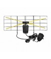 TV kambarinė antena TAP-02r  ,VHF/UHF  su 30dB stiprintuvu, maitinimo šaltiniu ir RG6U kabeliu