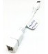 Kabelis OTG USB2.0 AF lizdas -Micro USB BM 5p kištukas baltas