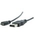 Kabelis USB2.0 A kištukas - micro USB 5p kištukas 0,75- 1m
